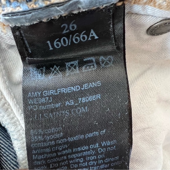 All Saints Amy Girlfriend Jeans size 26 - Picture 12 of 13